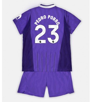 Tottenham Hotspur Pedro Porro #23 Replika Tredje Tröja Barn 2026-27 Kortärmad (+ Korta byxor)